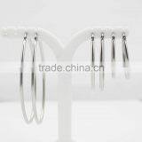 Latest Fashion Jewelry 316L Stainless Steel Hoop Earrings