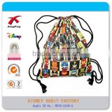 Printing customize canvas drawstring bag for mesh and shoe