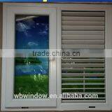High Quality UPVC Outward Opening Fixed Shutter Casement Window thumbnail-4
