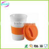 Eco-friendly Food Grade Silicon Coffee Cups With Lid thumbnail-6