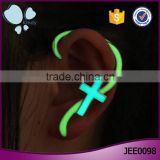 Hot Sale Light in the Dark Cross Cuff Earring American Punk Ear Cuff thumbnail-1