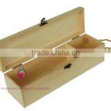Pine Wood Wine Boxes for Single Bottle