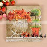 Vintage Style Bonsai Picture 100% Eco-friendly Tissue Napkin for Event and Daily Decoration