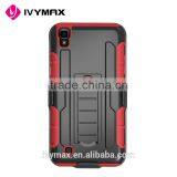 For LG Case and Accessories, Dual Layer Protective Holster Kickstand Case With Screen Protector for LG X Power Case Covers