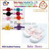 Soft Shoes for Babies Kids Headband thumbnail-1