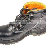 Anti-Puncture Slip Anti Static Top Smooth Leather Toe Cap Working Shoes thumbnail-2