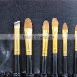 Professional 22 Pcs Brushes for Makeup - Quality Black Leather Bag thumbnail-3