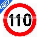 Reflective Adhesive 110 Yard Limit Road Sign