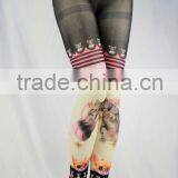 Seamless Leggins Mujer Sexy Girl Tribal Printed Leggings thumbnail-1