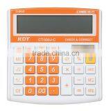 12 Digits Electronic Desktop Calculator Wholesale CT-500J-C thumbnail-1