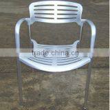 Outdoor Morden Aluminum Furniture Stacking Armchair YC023 thumbnail-6