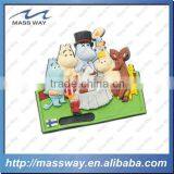 Funny Custom 3D Cartoon Rubber Soft PVC Fridge Magnet thumbnail-4