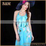 New Arrival Hot Selling Black and Green Swimsuit Coverup Sarong Pareo thumbnail-2