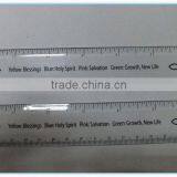 2015 Wholesale Cheap School Plastic Ruler Promotional 33cm Plastic Ruler With Logo Printing thumbnail-1