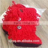 Crochet Handmade Cotton Baby Booties for Infants and Toddlers thumbnail-2