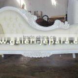 French Chaise Lounge Sofa - Indoor Jepara Furniture thumbnail-1