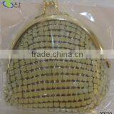 Women Aluminium Mesh Wallet Clutch Bag Purse for Coin thumbnail-1