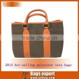 Hot Selling Polyester and PU Ladies Handbag thumbnail-1