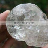 NATURAL Rock Clear Aventurine Quartz Crystal Skull thumbnail-1