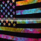Large Cotton Tie & Dye American Flag Wall Art Hippie Boho Home Decorative Wall Hanging Tapestry thumbnail-3