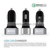 Factory Offer Quick Charge 3.0 Car Charger 2 Port 30W Aluminium Rohs CE thumbnail-6