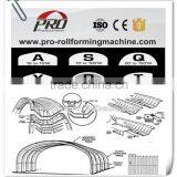 Screw-Joint Roof Panel Roll Forming Machine/Arch Steel Sheet Building Machine