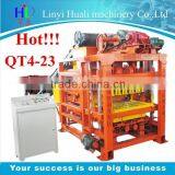 Concrete blocks making machine QT4-23 Price Clay block machine