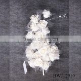 PU artificial rose for family decorative wedding flowers