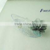 Fashion Transparent Flat Hollow Flower Sandals thumbnail-1