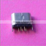 Micro USB 5P B/F 180 Degrees Waterproof