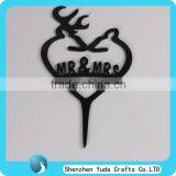 Mr & Mrs Acrylic Wedding Cake Topper thumbnail-1