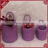 Exquisite Handcraft Artificial Flower Holder Stackable Decorative Baskets thumbnail-4