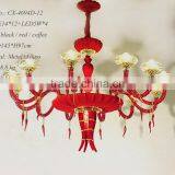 Bisini Luxury Gold Plated European Style Chandelier/Candle Light thumbnail-2