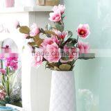 Home& Wedding Real Touch Rubber Magnolia Decorative Artificial Table Flowers thumbnail-4