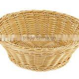 Round Empty Cheap Willow Wicker Washable Bread Basket Wholesale thumbnail-1