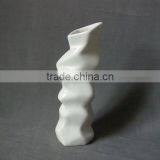 Japanese Mini Ceramic Paiting Vase Colored White Stoneware Bud Vase thumbnail-4