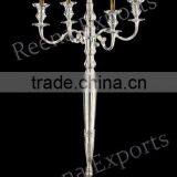 Aluminium Candle Holder ~ ALUMINIUM CANDELABRA WEDDING CANDLE STAND thumbnail-1