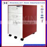 Hexin Factory Sale Small Mobile File Cabinet With 3 Drawer thumbnail-1