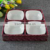 Wholesale Stock Porcelain Chafing Dish With Decal Print Color Box Packing thumbnail-2