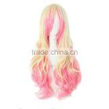 Hot Sale Fashion Female Synthetic Hair Colorful Cosplay Wig thumbnail-3