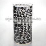 Home Decortative Red & Silver Colored Holiday Silver Crylinder Decor thumbnail-2