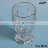 10x10x13cm Glass Ice Cream Cup With Footing GC04 thumbnail-1
