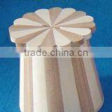 Fancy Unfinished Solid Wooden Saving Box thumbnail-5