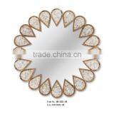 Round Shaped Decorative Metal Frame Mirrors For Wall Arts thumbnail-6
