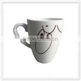 Promotional Logo Unbreakable Drinkware Black Floral Printing Melamine 20oz Plastic Mug thumbnail-5