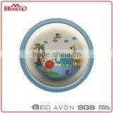 SGS Certificate Food Safety Animals Printing Plastic Baby Food Plate, Melamine Children Dishes thumbnail-1