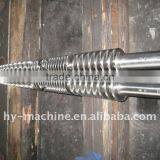 conical twin screw barrel