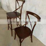 Hot Sale Wood Cross Back Bar Stool High Chair and High Back Chair thumbnail-4