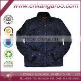 European Style Diamond Stitching Cotton Padding Quilted Bomber Jacket thumbnail-1