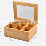 Hot Sell FSC Bamboo Tea Box thumbnail-2